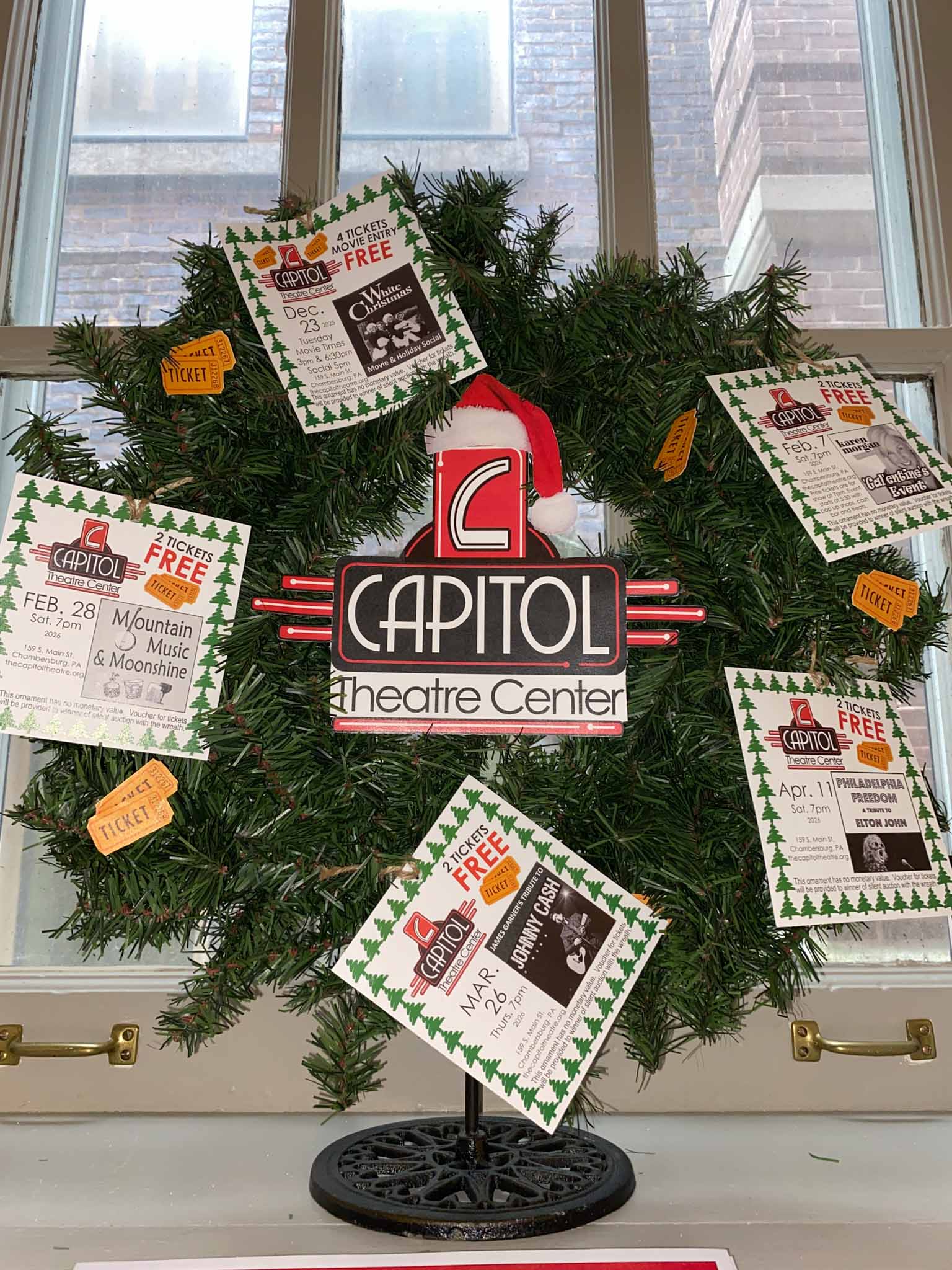 Wreath (7) Wreath G is Capitol Theatre Wreath at Festival of Trees