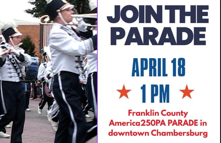 Franklin County Celebrates America250PA with April 18 Parade