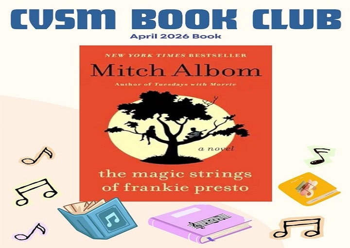 CVSM April Book Club | Online Event