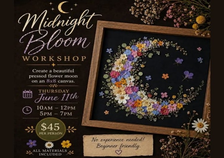 Moonlight Bloom Workshop | Vibrantly Wild, Waynesboro