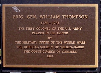 Marker Thompson's Grave