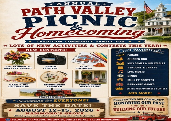 119th Path Valley Picnic & Homecoming! | Path Valley Picnic Grounds